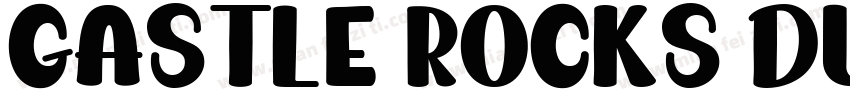 GASTLE ROCKS DUO Reg字体转换